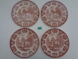4 Speiseteller - Ironstone England - Vintage