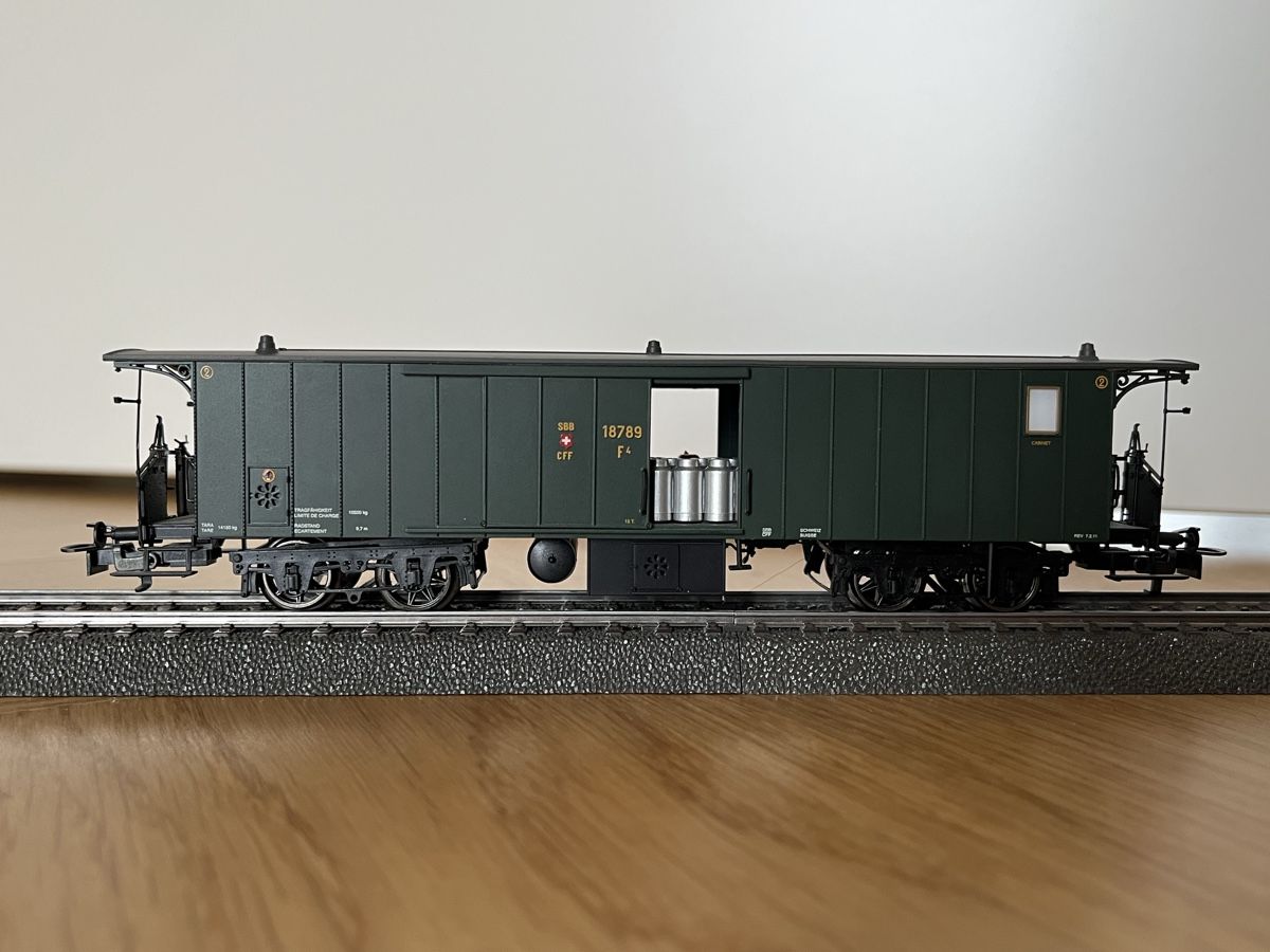 Brawa Modellini di ferrovie: SBB Gepäckwagen F4 Brawa SoSe – Usato da Basel venduto da Re620_11627