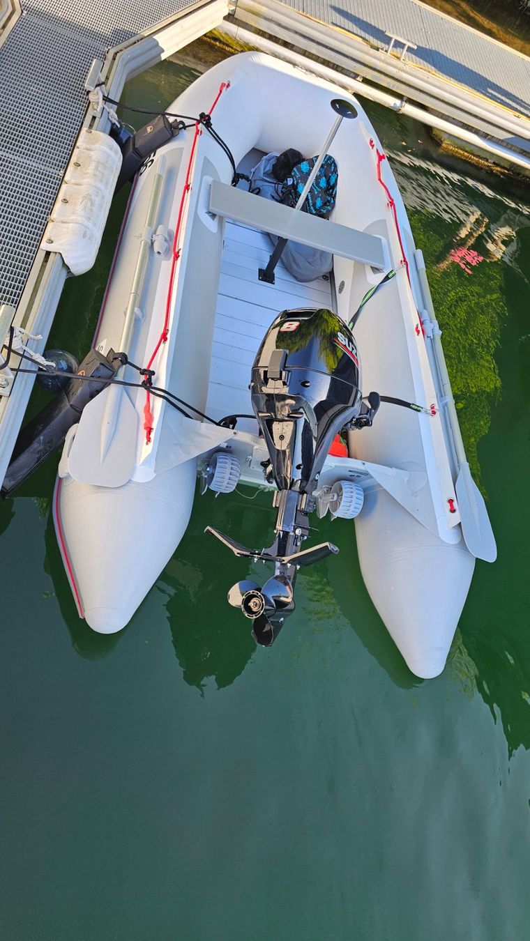 Sergio Cellano Barche: Top Sergio Cellano Schlauchboot mit 8PS SUZUKI Aussenborder – Usato da Möhlin venduto da -dada- 2