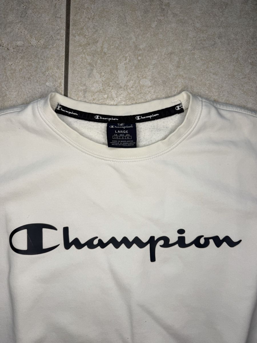 Champion Maglioni & Felpe: Champion Pullover Weiss Gr L, Top Zustand – Nuovo (secondo la descrizione) da Kreuzlingen venduto da Vadimem 1
