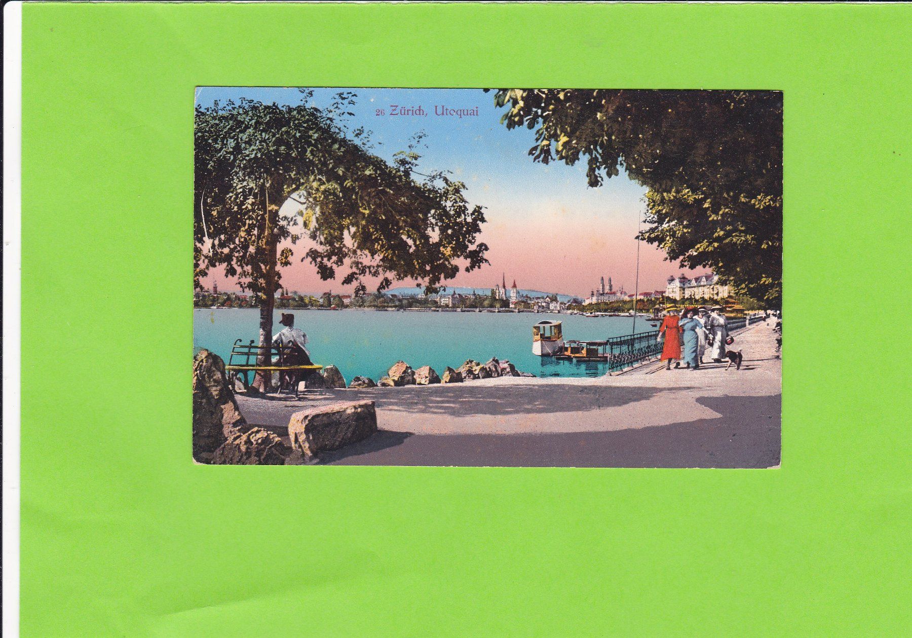 Cartoline postali: Zürich-Utoquai – Usato da St. Peterzell venduto da neckertal