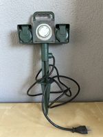 Gartensteckdose mit Zeitschaltuhr IP44 2-fach