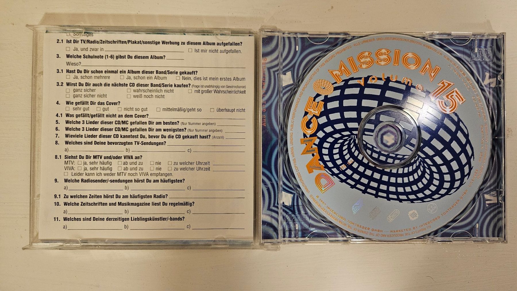 CD: CD Dance Mission Vol. 15 – Usato da Männedorf venduto da egl_nfg9 2