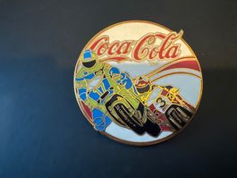 Pin Coca Cola Motorrad Auto Rennen limitiert #2