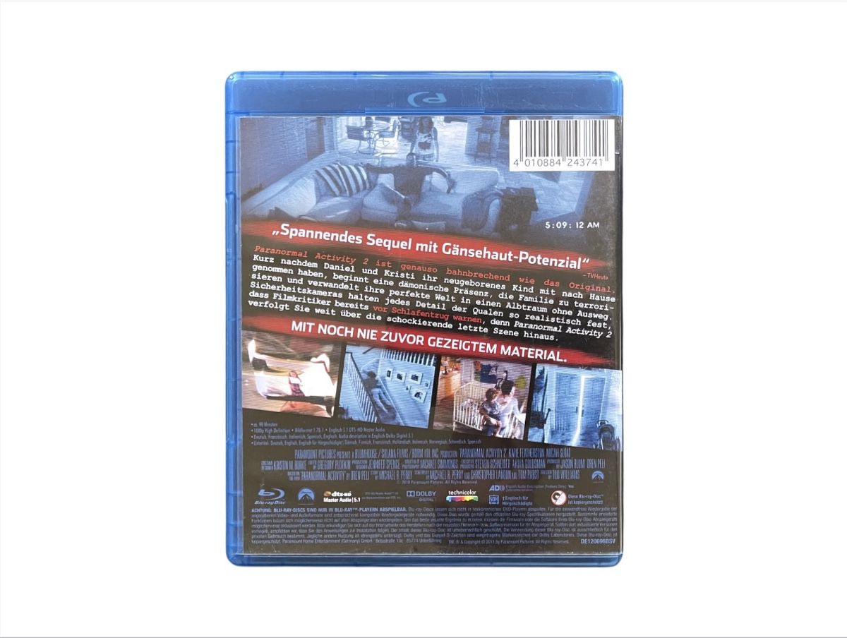 Alle DVDs: Paranormal Activity 2 Extended Cut - Blu-ray Horror! – Gebraucht aus Luzern von woti-shop 1