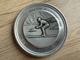 Vintage Medaille Bernische Meisterschaft 1960 Huguenin