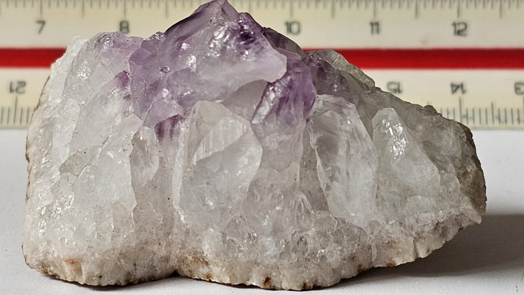 Mineralien & Heilsteine: Natural amethyst and quartz crystal cluster on matrix. – Gebraucht aus St-Légier-Chiésaz von nig_dk7p 5