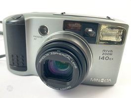Minolta 140EX Riva Zoom 38-140mm 35mm Kleinbildkamera Kamera