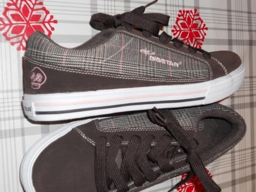 Herrenschuhe: Neu: BigStar Schnürschuhe - braun gemustert - Gr. 42 – Neu (gemäss Beschreibung) aus Uznach von Laeuffer 2