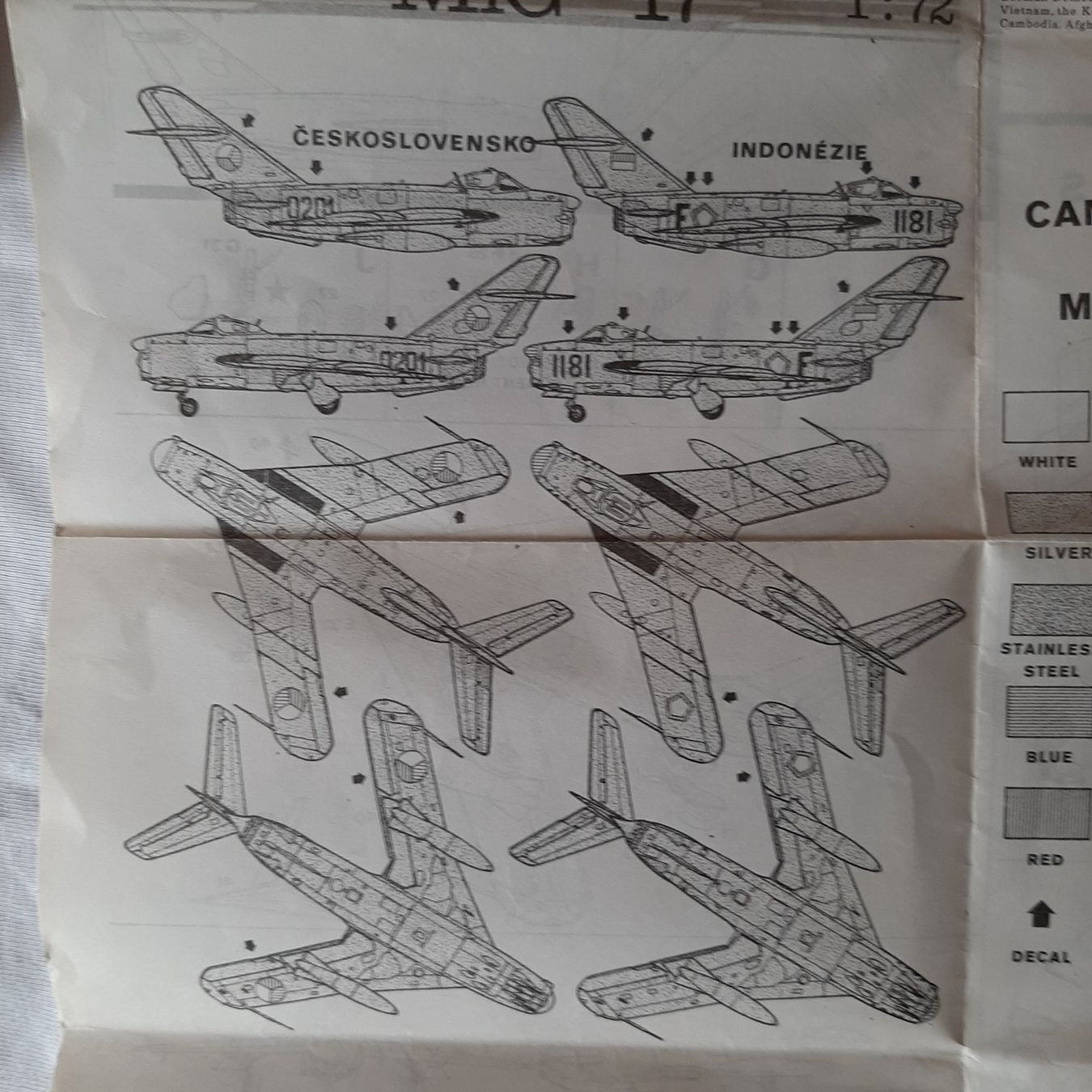 Modellbausätze & Standmodelle: 3129 ... MIG-17 PF ... KP 7 – Gebraucht aus Bonstetten von Benibanny59 1