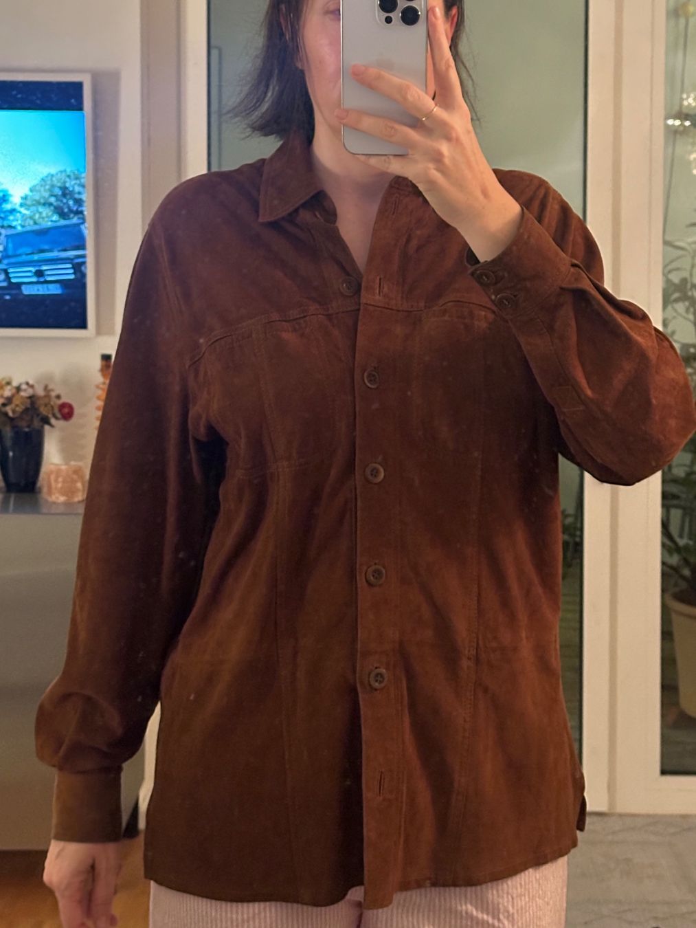 Jacken: Vintage Suede Shirt Jacket – Gebraucht aus Zürich von Laui91 3