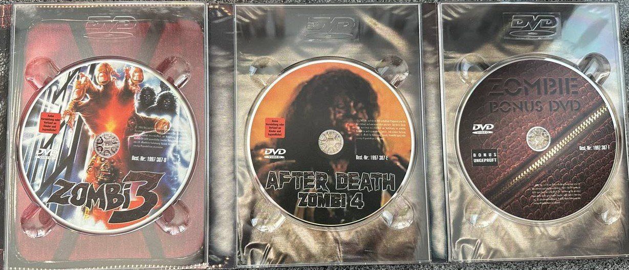 Tutti i DVDs: Zombie Survivor Set - 4 Filme DVD Box – Usato da Beringen venduto da Mantafisch1 4