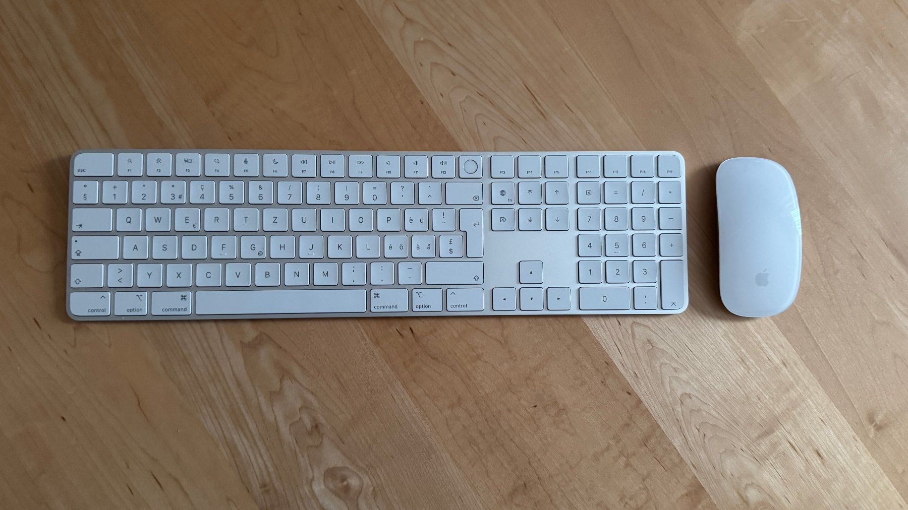 Apple Claviers: Magic Keyboard mit Touch-ID und Magic Mouse – D'occasion à Adliswil par Painterman222