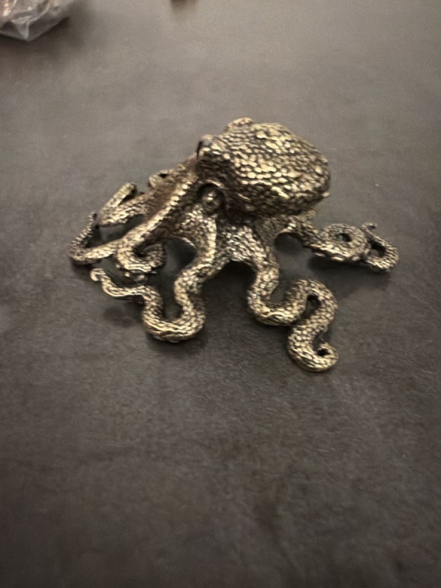 Statuette: Tintenfisch Messing – Nuovo e nell'imballaggio originale da Zürich venduto da joyfulgrace 2