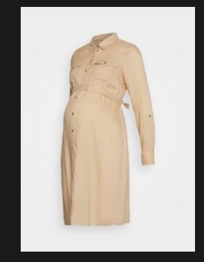 Blusenkleid Schwangerschaft Grösse 40 - sand farben