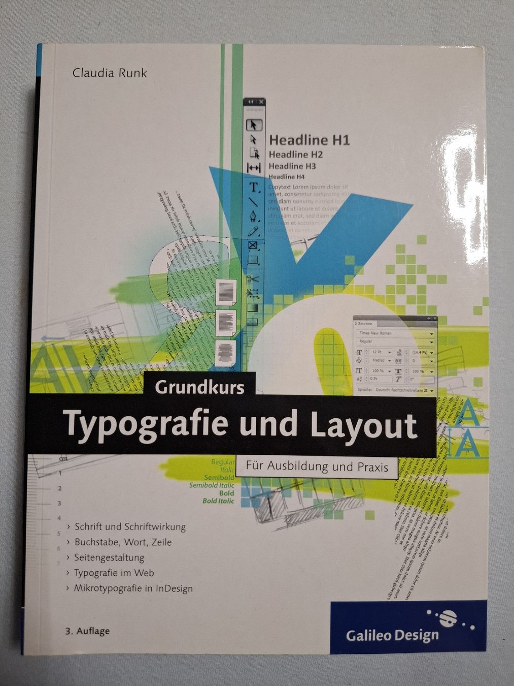 Libri: Typografie und Layout. Claudia Runk – Usato da Urtenen-Schönbühl venduto da nerdgirl