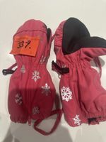 Baby Fäustlinge pink mit Reissverschluss Grösse 6-12M