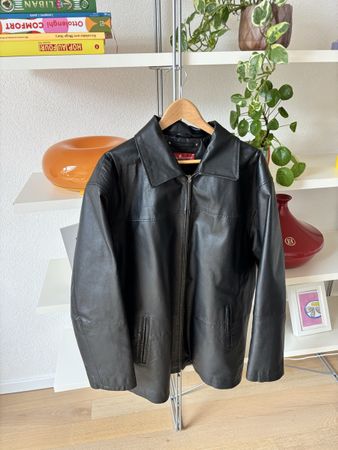 Veste en cuir Marcel Battiston, Taille 52