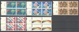 1989, Sonderpostmarken II Viererblöcke **