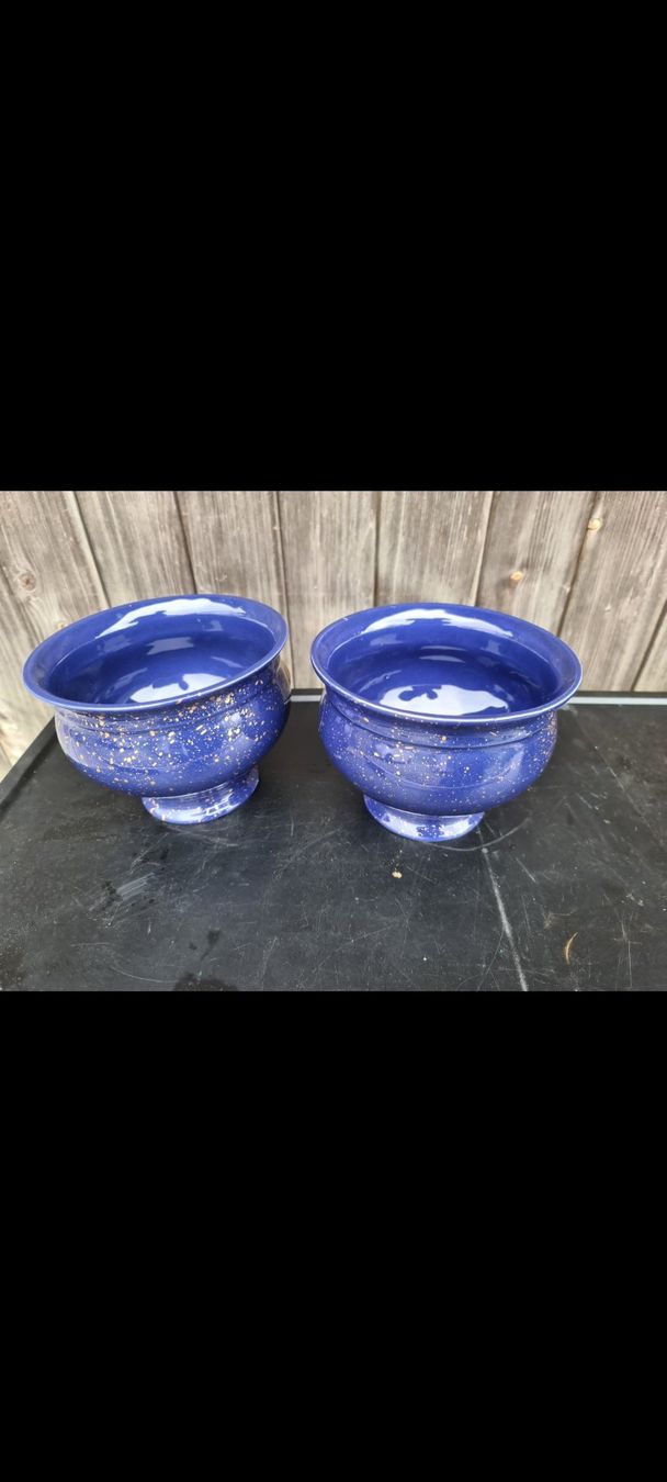 Ciotole: 2 blaue Schalen mit Mond und Sonne – Usato da Niederlenz venduto da DaveDasWahnsinn 6