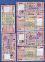 Libano  - 5000 Livres  6  stück  Bankfrisch
