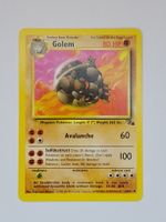 Pokémon Karte Golem Fossil Edition 36/62 guter Zustand