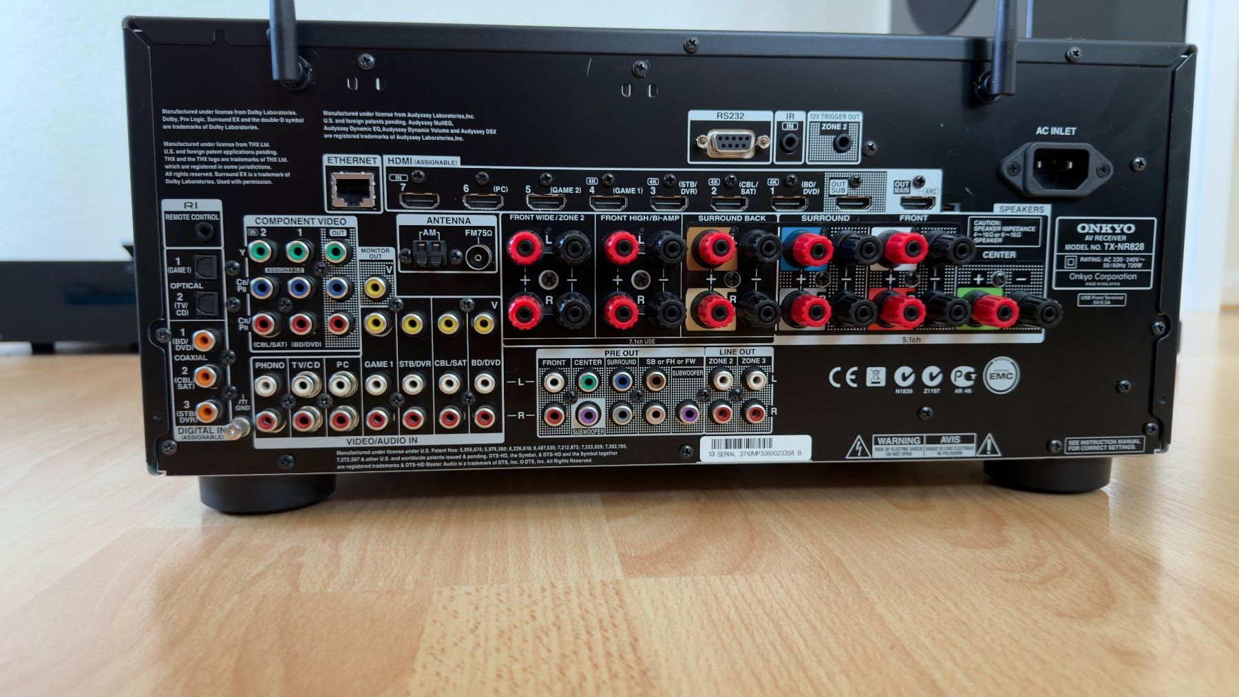 Onkyo Récepteurs: Onkyo TX-NR828 – D'occasion à Rüfenach AG par izh_sp7f 5