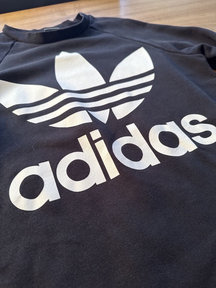 Adidas Maglioni & Felpe: Adidas Sweater Black with White Logo – Usato da Winterthur venduto da Emma0312 4