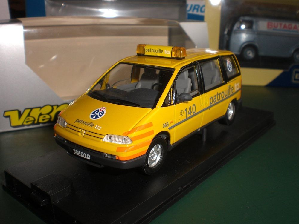 Verem Solido 1/43 - Peugeot 806 TCS Patrouille Suisse - 1997 - Occasion (Jaune)