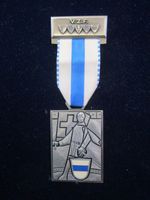 Schützenkranz V.Z.F. - emailliertes Kantonswappen Zug ZG