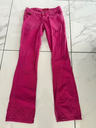 Miss Sixty Straight Tommy Pink Jeans Grösse 26