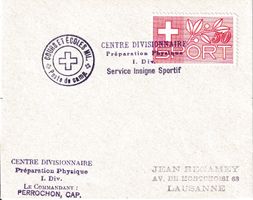 Soldatenmarken  Cours et Ecoles Militaire (Centre Division )