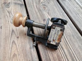 antikes Schleifwerkzeug f. Billardstock Pomeranze aus Bein