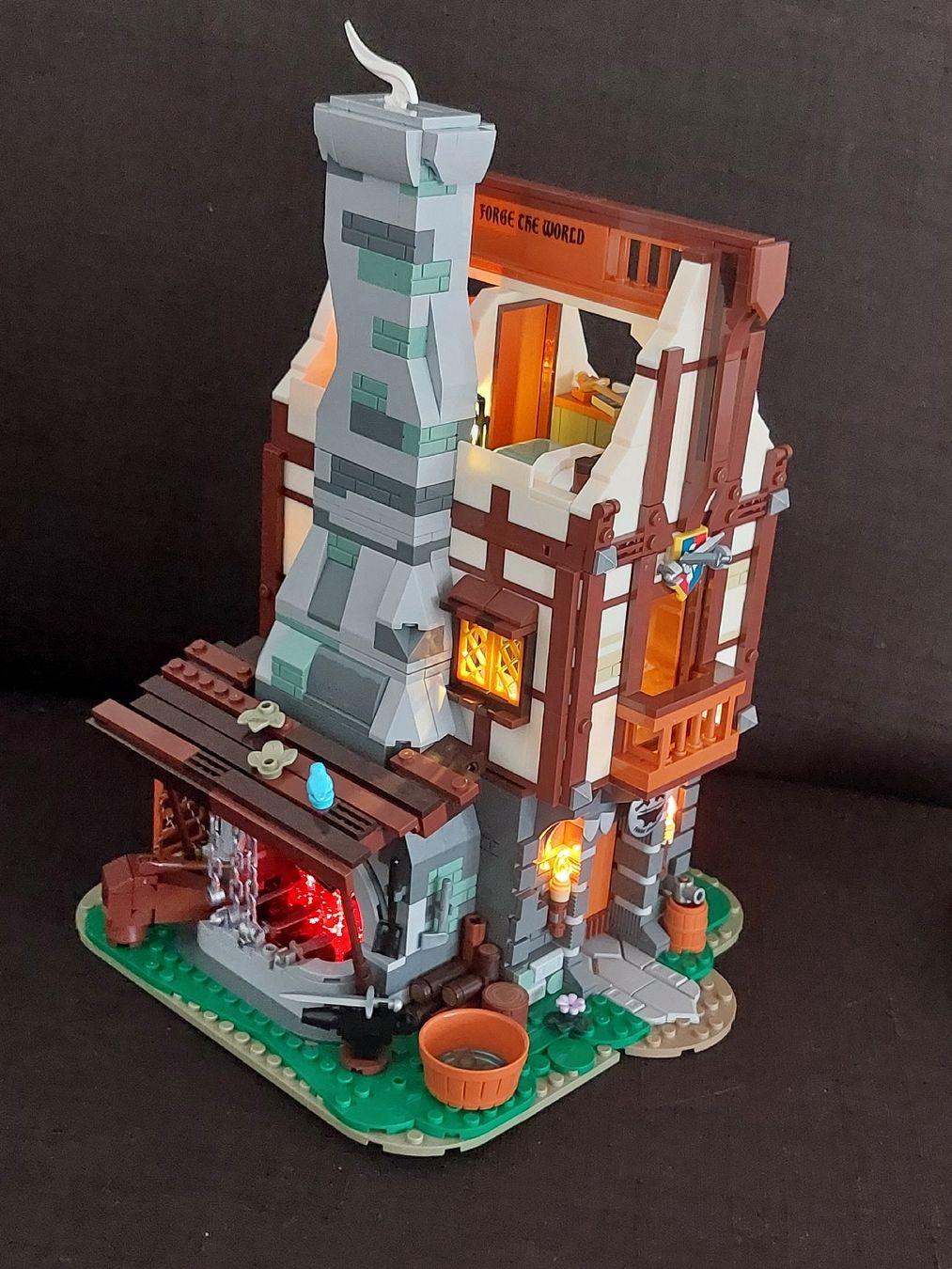 Funwhole Kit di costruzioni: Lumibricks Funwhole mittelalterliche Schmiede – Nuovo (secondo la descrizione) da Baar venduto da Scofield77 2