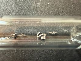 Iridium Metall Stücke, 0,1 g in Glasampulle