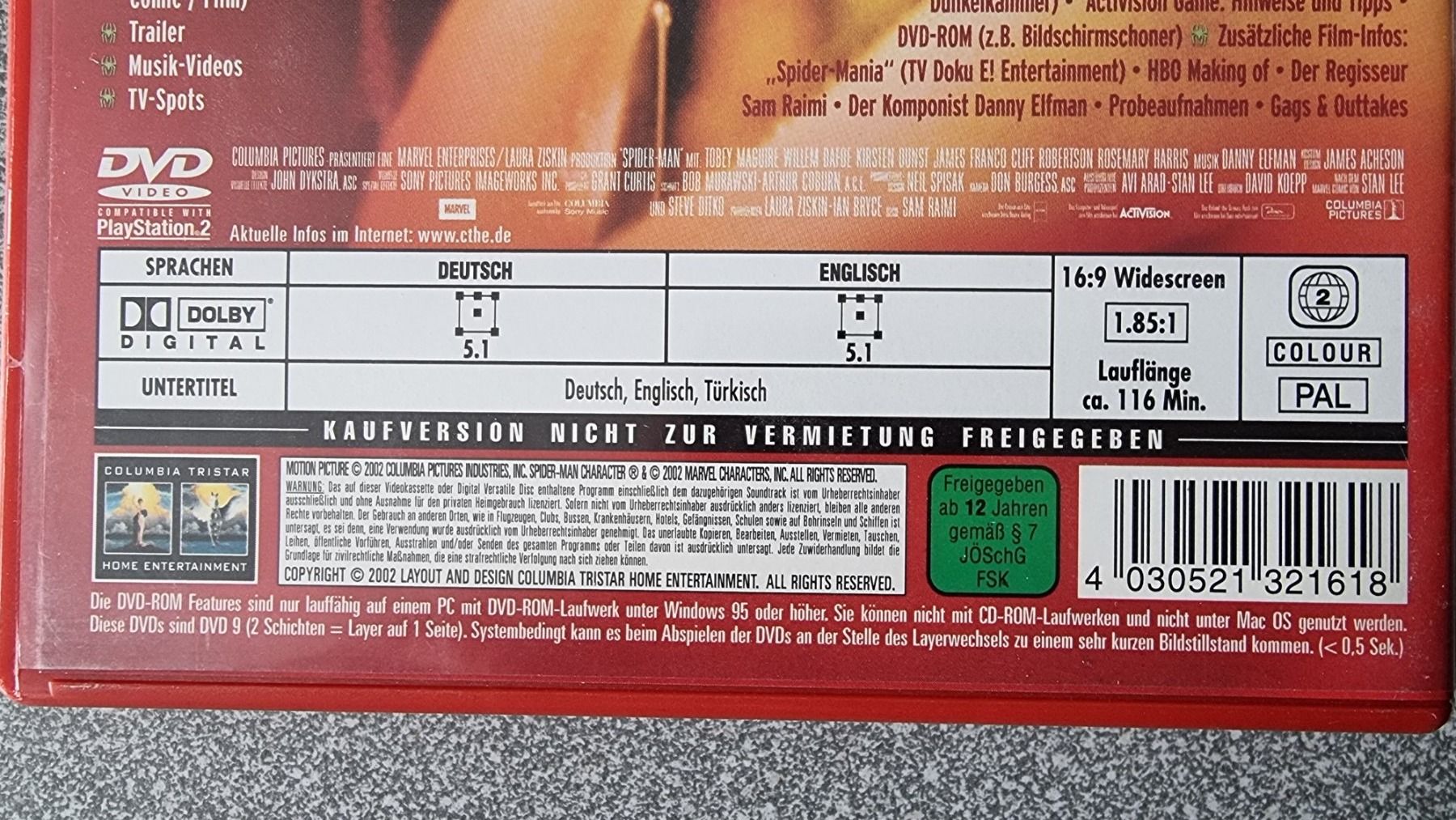 Tous les DVDs: DVD Spider-Man / 2 Disc Edition – D'occasion à Oetwil am See par fineli2 1