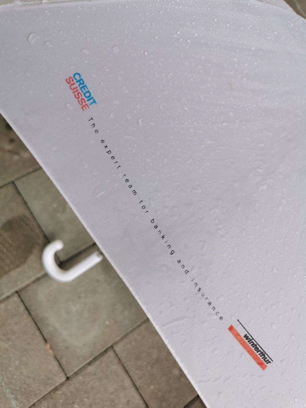 Ombrelli: Rarität Regenschirm CS - Winterthur – Usato da Kollbrunn venduto da sos-pc-teams