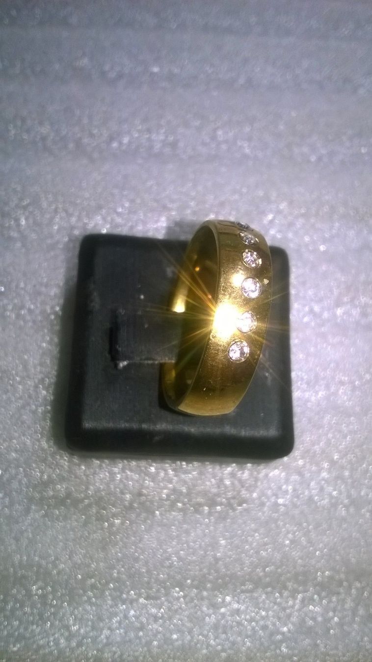 Anelli: RING EDELSTHAL,,VERGOLDET MIT ECHT KRISTALL – Nuovo (secondo la descrizione) da Basel venduto da bijoutrie_4 2