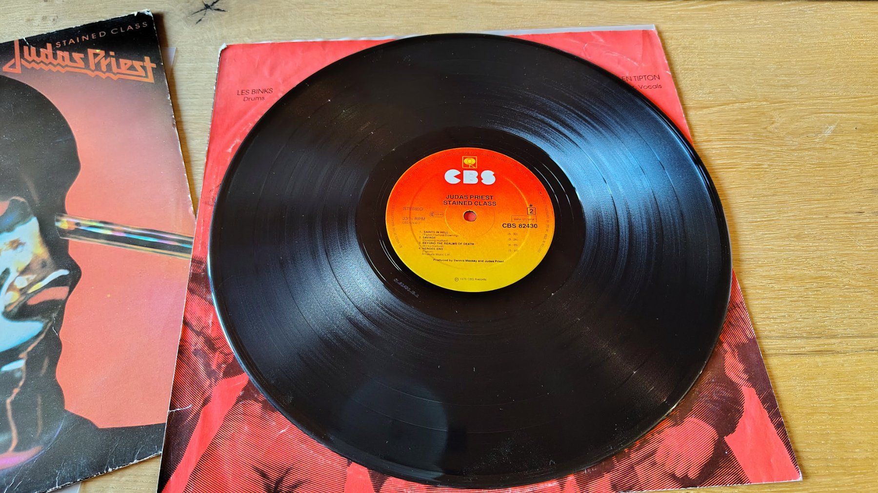 Schallplatten: Judas Priest - Stained Class UK 1978 – Gebraucht aus Untervaz von Pillezei 4