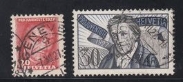 Timbres suisses Pro Juventute 1927