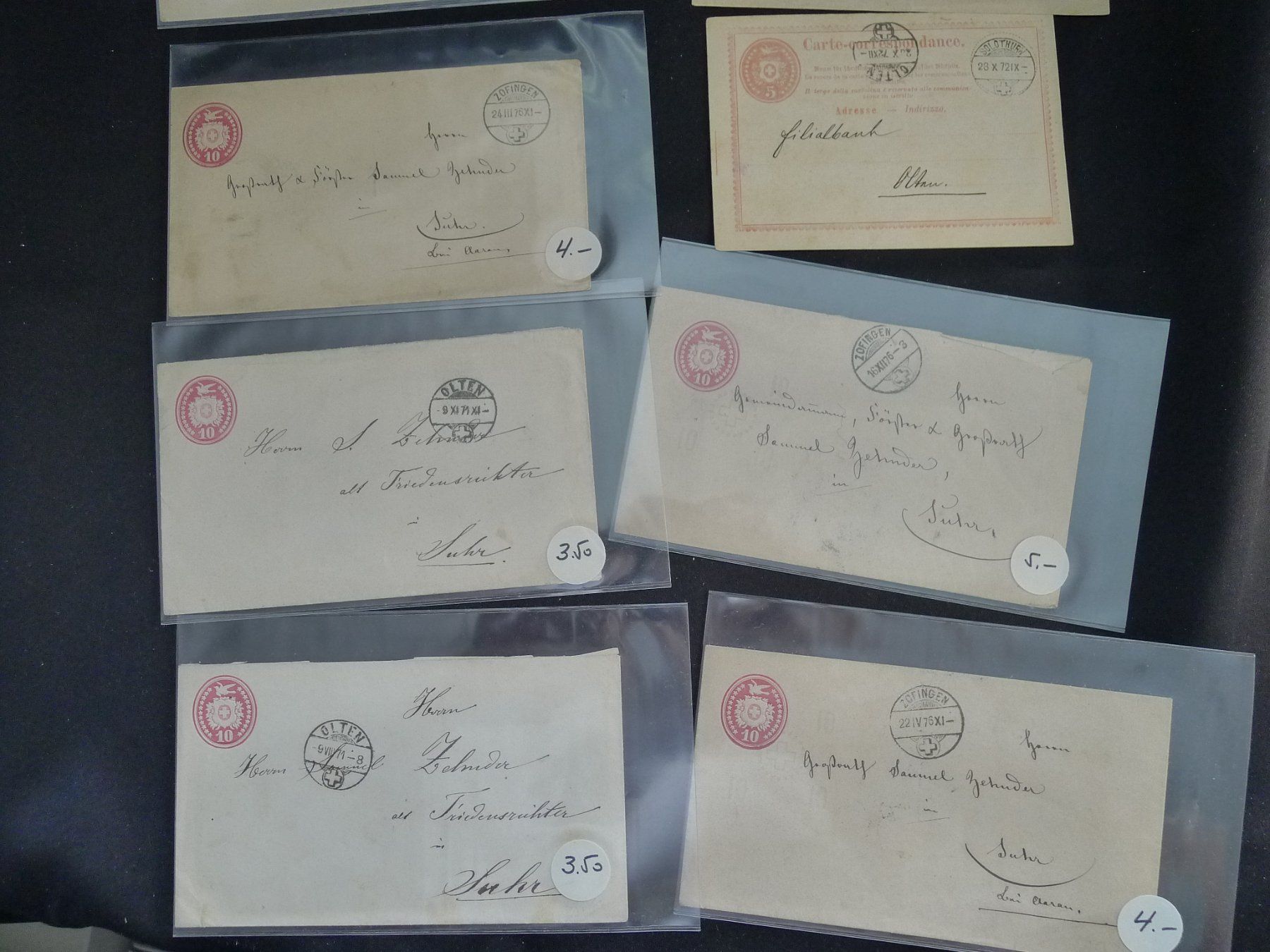 Alle Briefmarken: 26 Tübli Briefe oder Karten gelaufen – Gebraucht aus Dagmersellen von wyss1982 6