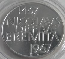 Seltene 1967er Silbermedaille "Eremita Nicolaus"