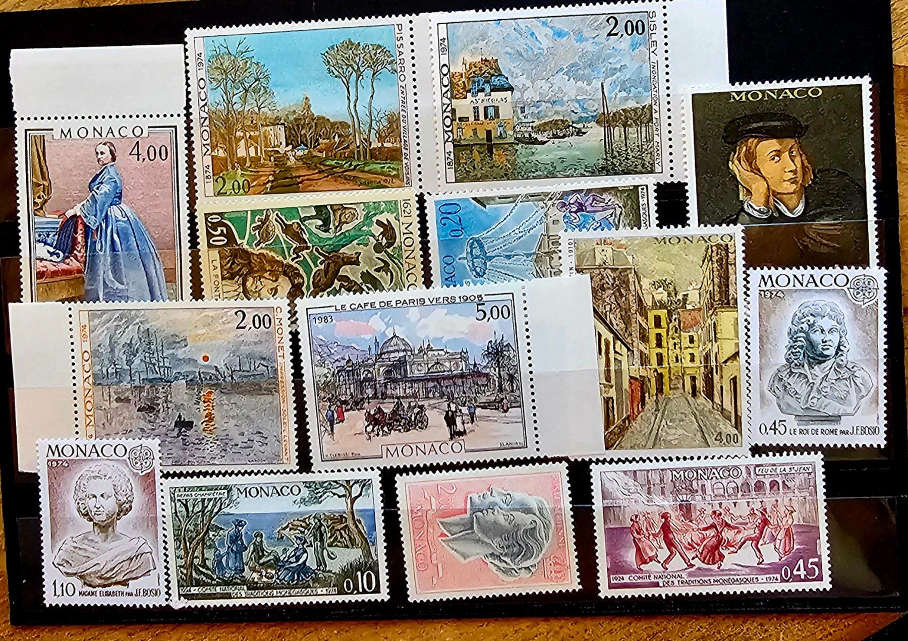 Tutti i francobolli: MONACO  timbres neufs **, 1974, 1983 – Nuovo (secondo la descrizione) da Les Valettes venduto da Nuba1