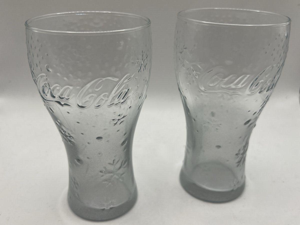 Coca-Cola Bicchieri: 2 Gläser - Coca Cola silber - X-MAS-Edition – Usato da Zuchwil venduto da Commander0 2