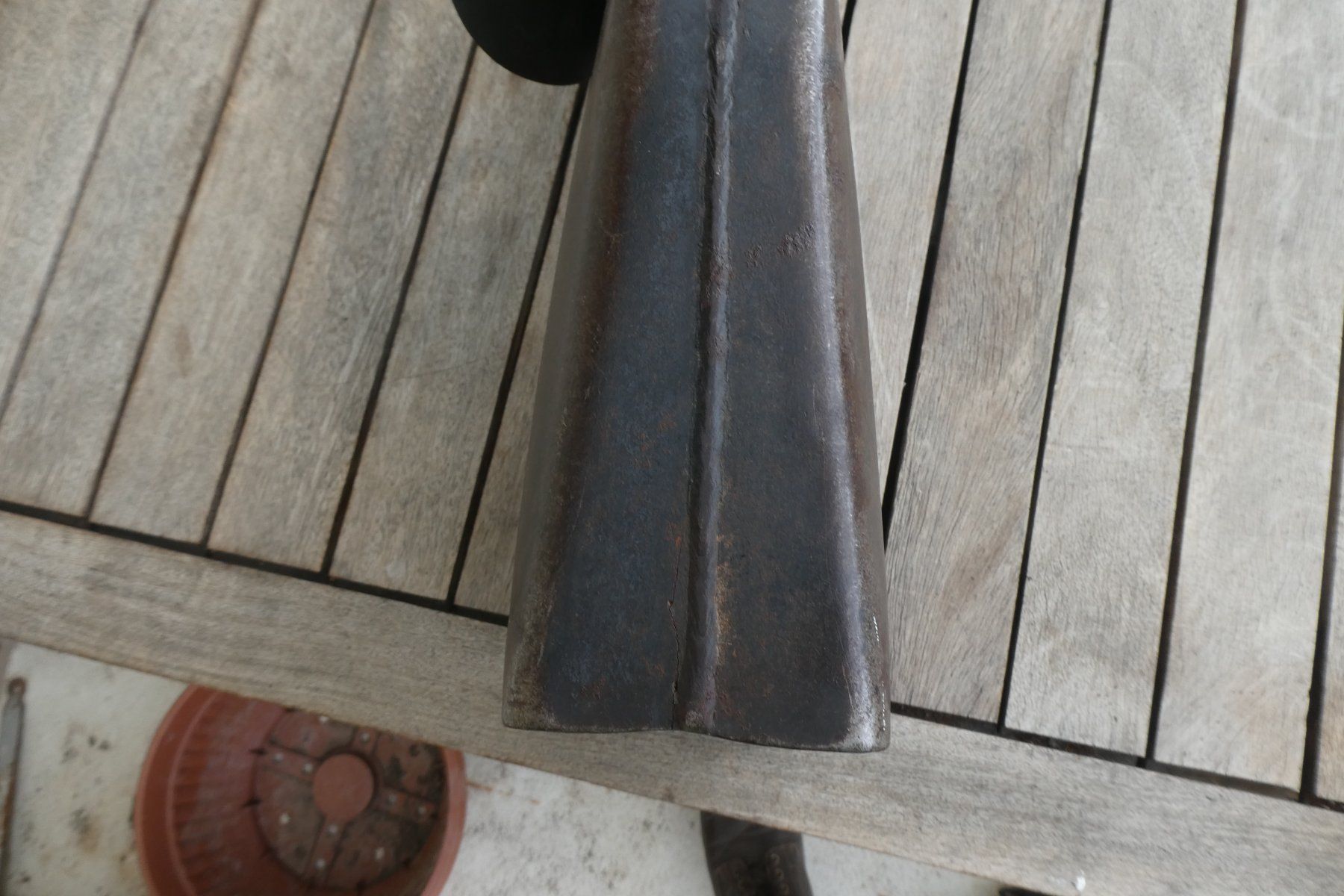 Campanacci mucche: cloche ancienne no8 – Usato da Fontaines NE venduto da monloisir 3