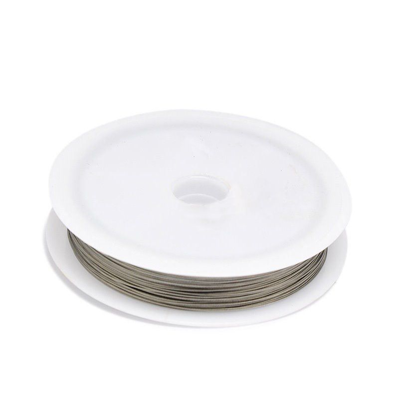 Catenine: Schmuckdraht, platin 0,45 mm  50m-Rolle – Nuovo (secondo la descrizione) da Alpnachstad venduto da perlengaby