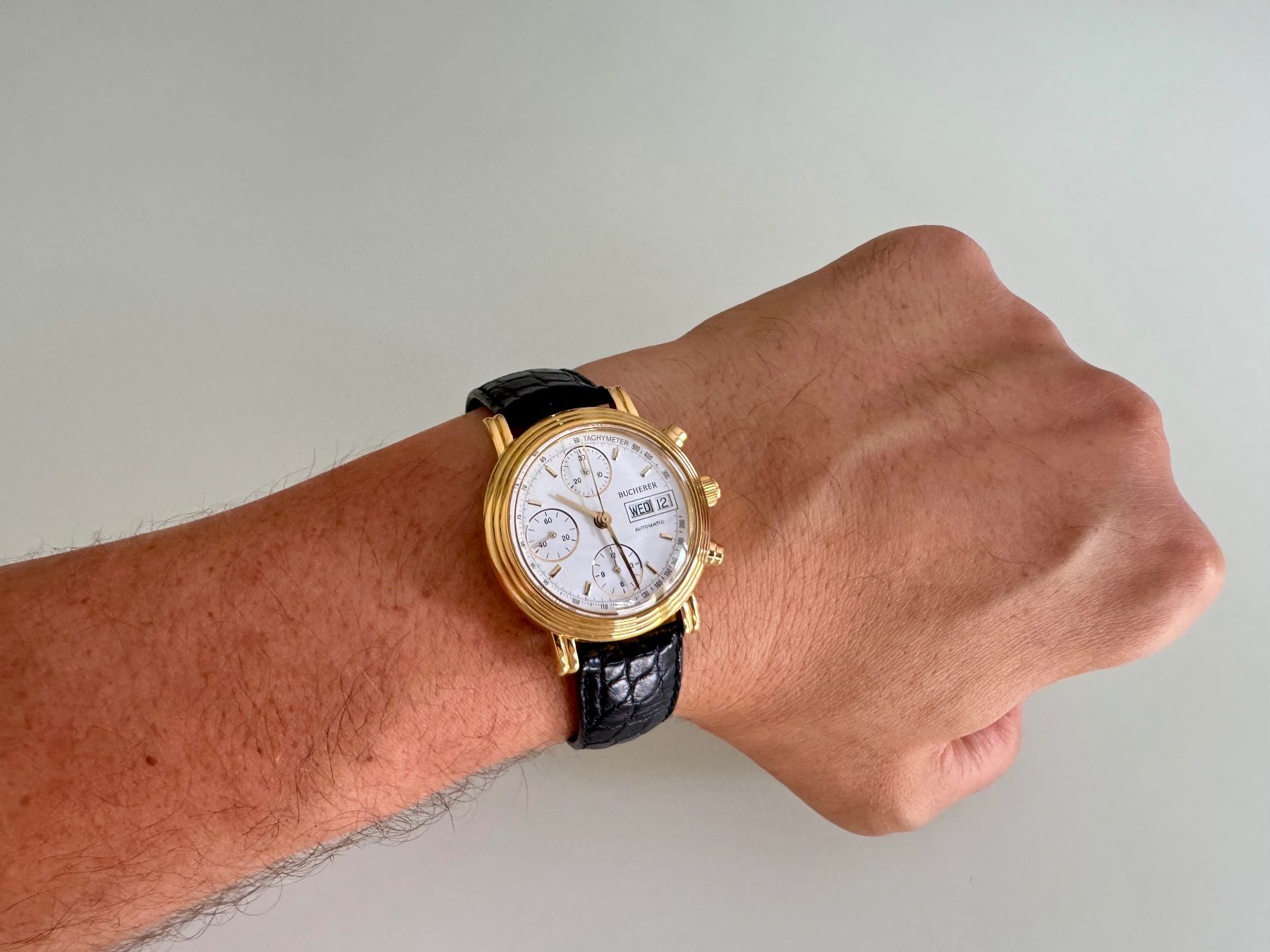 Bucherer Uhren: Bucherer Day-Date Chronograph - Réf. 4.038.0.0.10 – Gebraucht aus Geneve von iBest 1