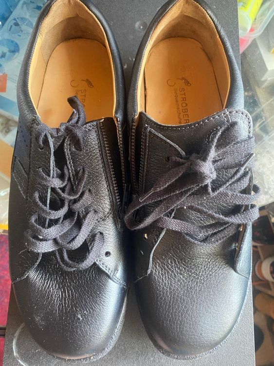 Herrenschuhe: Ströber Schuhe, neu, Grösse 44,aus weichem Leder, extrabreit – Neu (gemäss Beschreibung) aus Strengelbach von Gerry6 1