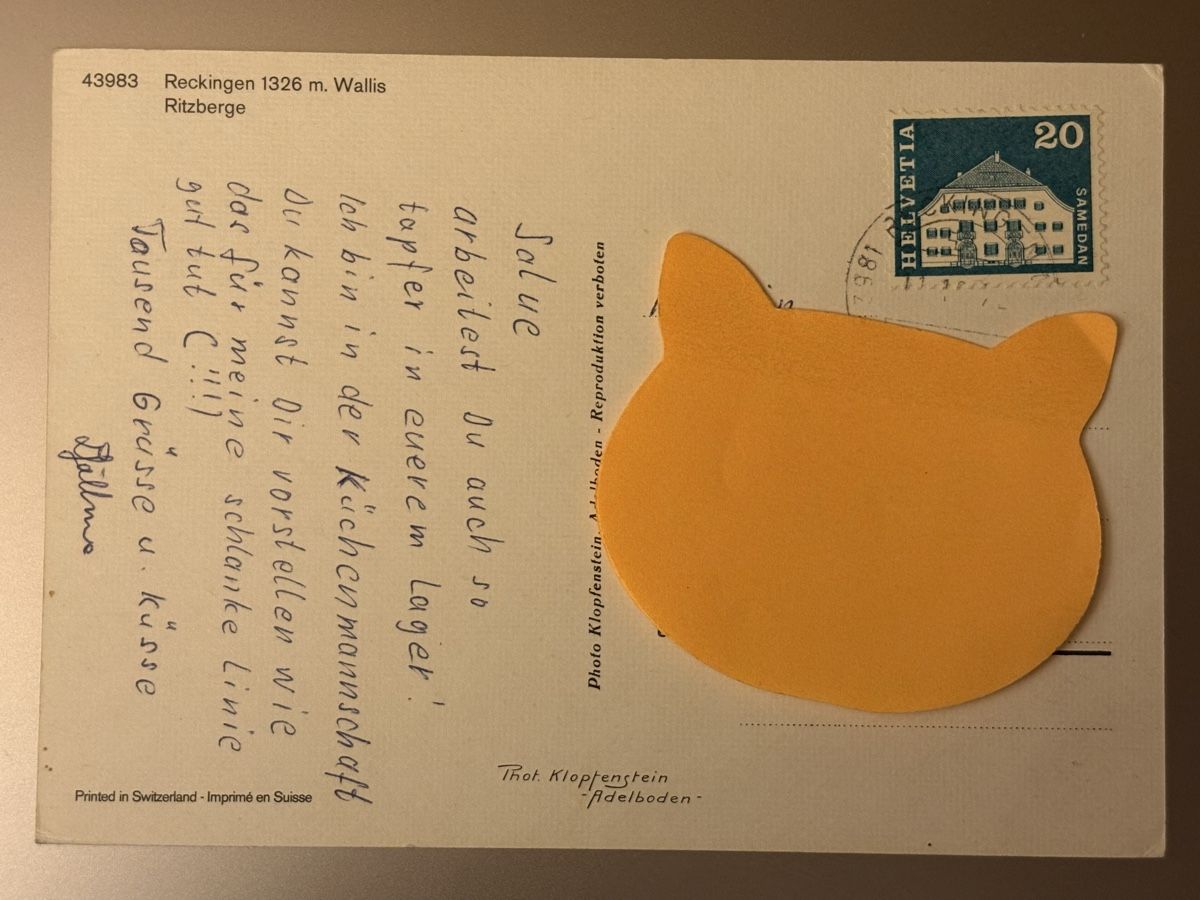 Cartoline postali: AK von Reckingen – Usato da Rümlang venduto da Kartenpost1 1