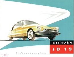 Citroen ID 19 - Prospekt im Topzustand